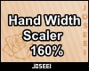 Hand Width Scaler 160%