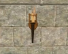 wall torch with flame