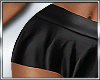 Black satin skirt