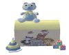 Blue Safari Toy Box