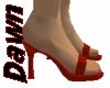 Blood red heels