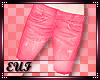 E~ Pink kawaii jeans