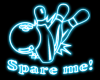 Spare Me Bowling Neon