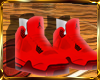 (F) Red Jordans