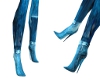 Blue Metal Plates Boots