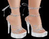 Chrystal Silver Sandals