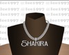 Shakira custom chain
