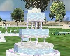 Powder Blue Wedding Cake