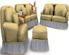 Golden Couch set
