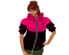 pink windbreaker