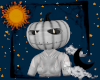 ☾ White Pumpkin Head