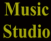music studio sign