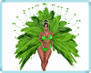 MAU/ EMERALD GR FEATHERS