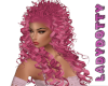 Cheri curly long pink