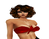 Red Knotted Tube Top