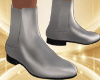 Shiny Silver Boots