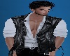 Leather vest w/ shirt