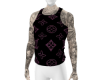 Black LV Tank Tat