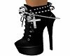 *LH*Boots Gothic Cross