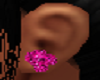 pink dmnd rose earrings