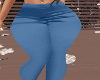 E* Blue  Satin Pants
