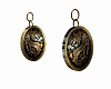 gold dragon earrings