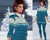 TF* Teal Winter Outfit
