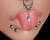 Pierced tongue (silver)