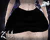 Z. Fur skirt ✮ blk.