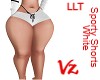 LLT Sporty Short Wht