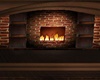 Rustic Club Fireplace