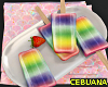 Rainbow Popsicles