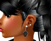 Black Lips earrings