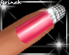 !f Sparkling Pink Nails