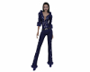Xmas Pantsuit Vamp Blue