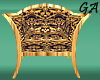 GA Golden Black Chair