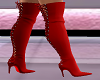 Long Boots - Red