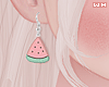 w. Watermelon Earrings