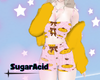 fuzzy cardi yellow layer