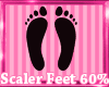 Scaler Feet 60% Female