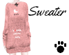 Sweater Pink Cat