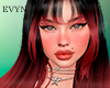 Leila Red + Bangs