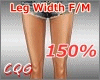 CG: Leg Width 150%