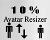 Avatar Scaler 10%