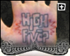[+]High Five Palm Tattoo