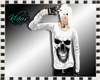 [KS]White Skull Sweater