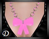 {D} Chained Bow PINK