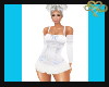 Blue Bow Winter Warmth
