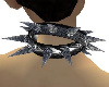 SilverSpiked~(M)necklace