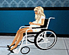 Golden wheelchair